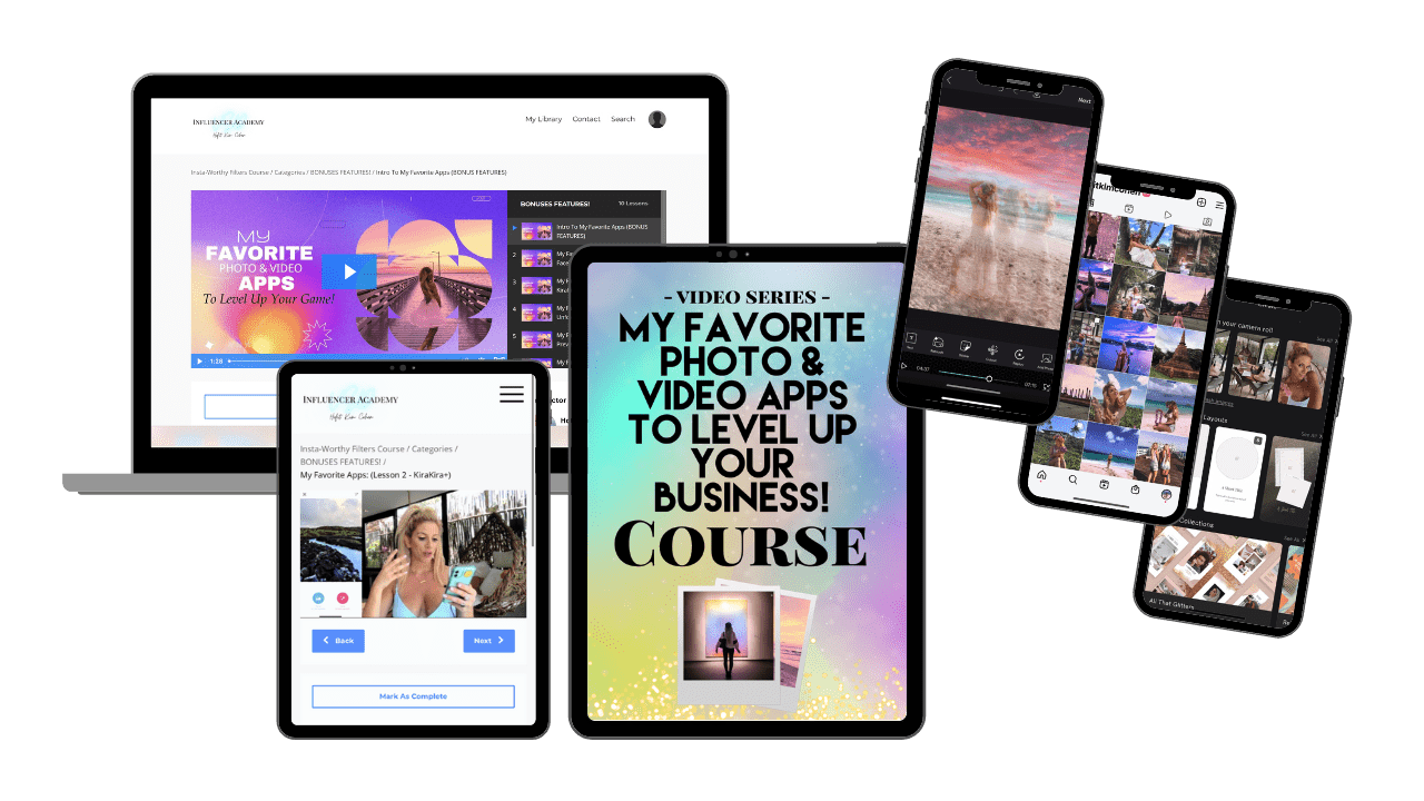 Insta Worthy Filters Course - Lightroom Presets Course passive income (Hofit Kim Cohen - Vanilla Sky Dreaming) lightroom presets 